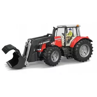 bruder  Massey Fergson 7624 mit Frontlader 