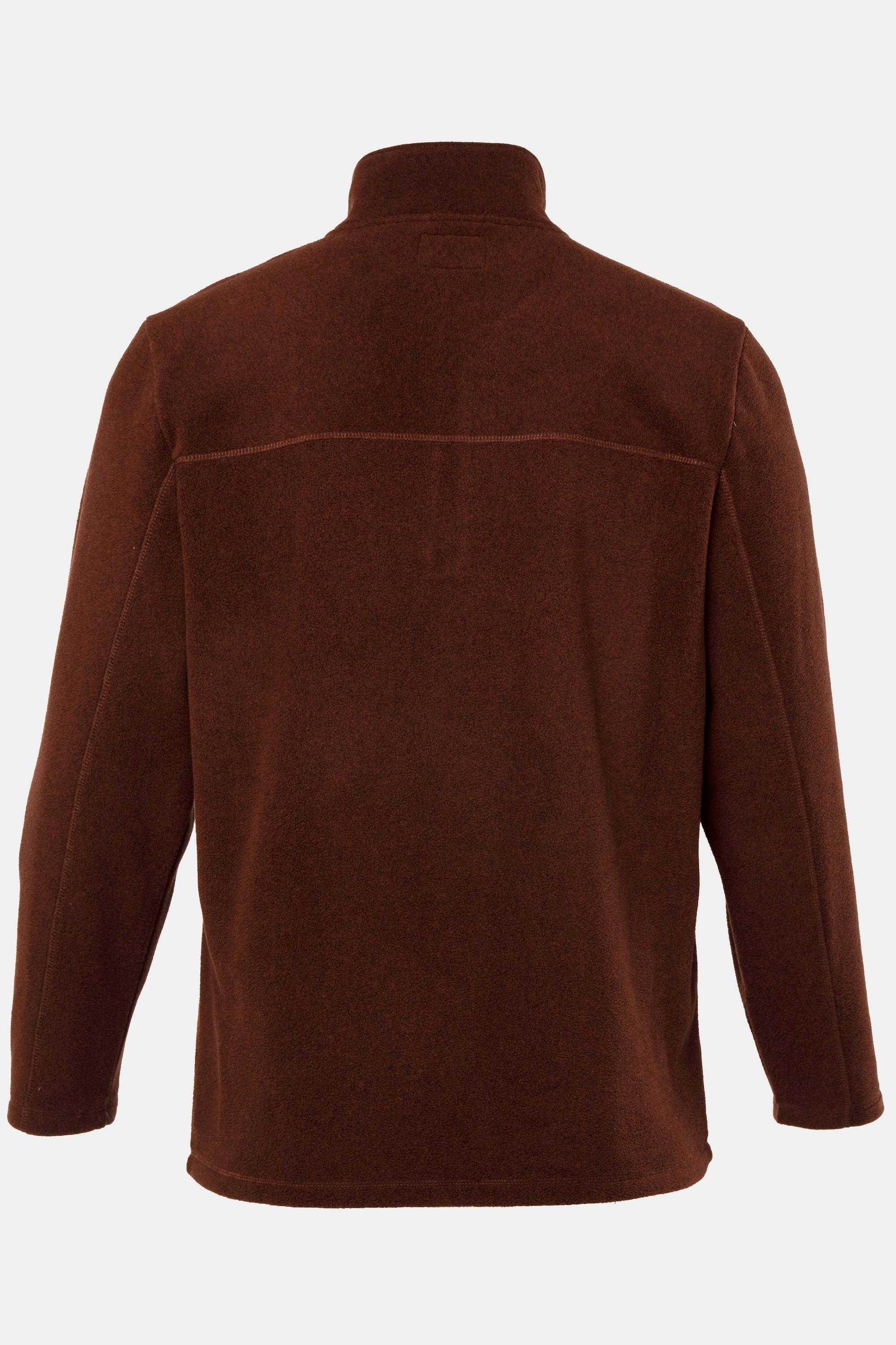 JP1880  Fleece-Troyer, Zippkragen 