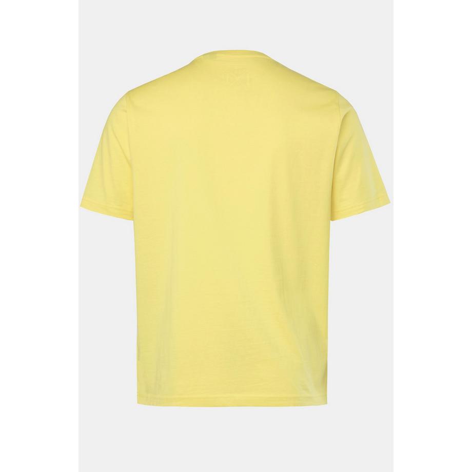 JP1880 Halbarm Brust Print Rundhals T-Shirt  