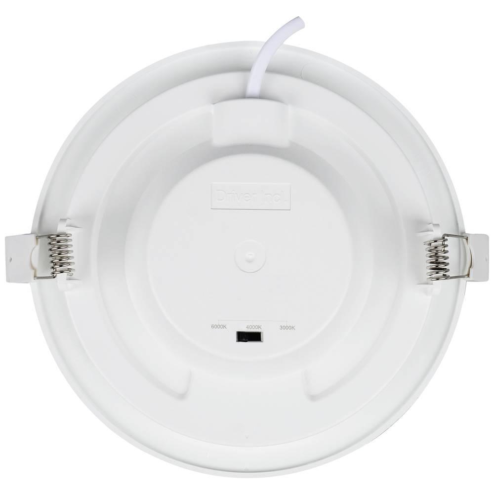 HEITRONIC LED Einbaudownlight LE MANS kreisförmig 20W 240x32 mm 3000/4000/6000K IP44 dimmbar  