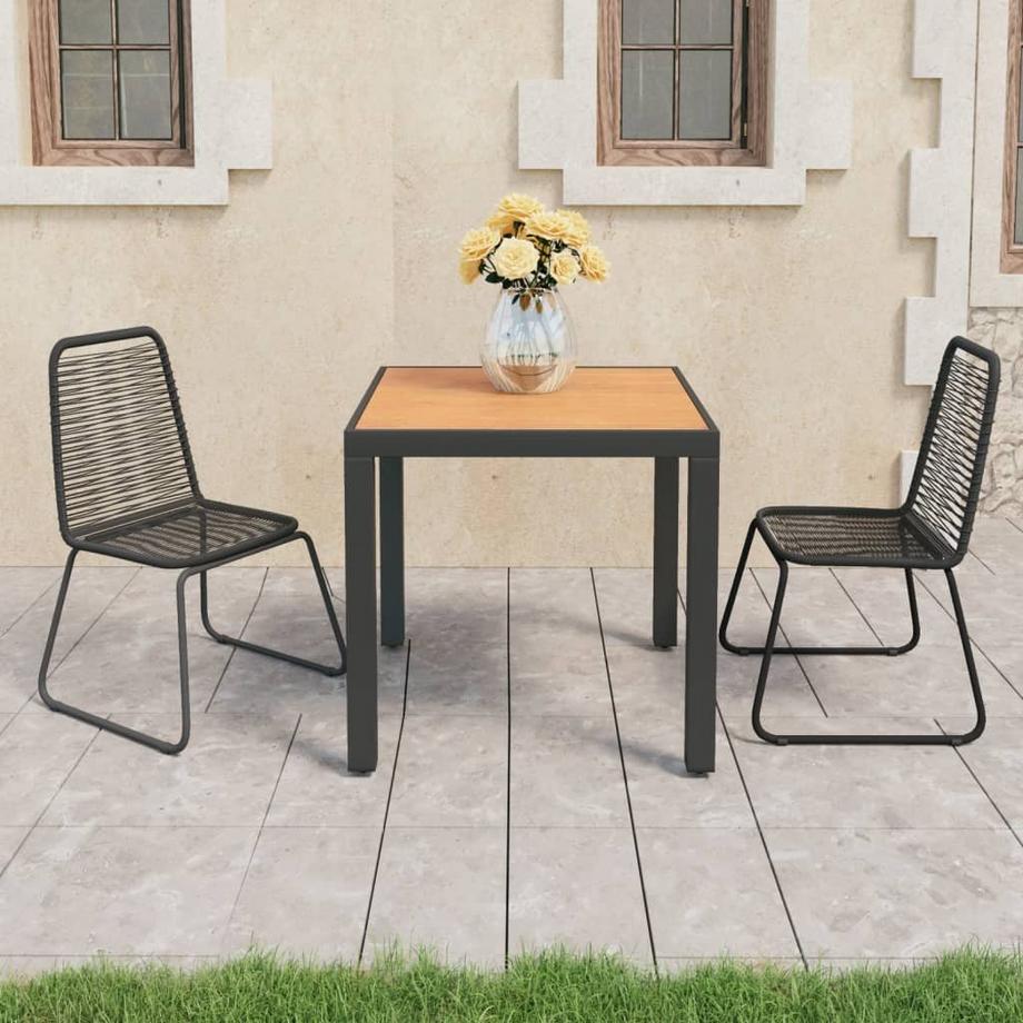 VidaXL set da pranzo PVC  