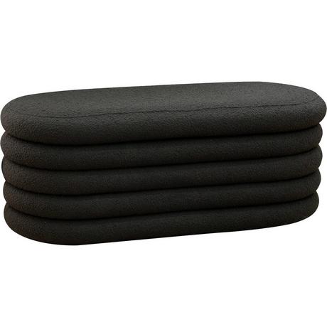 mutoni Tabouret Blestox Tissu Bouclé anthracite 108  