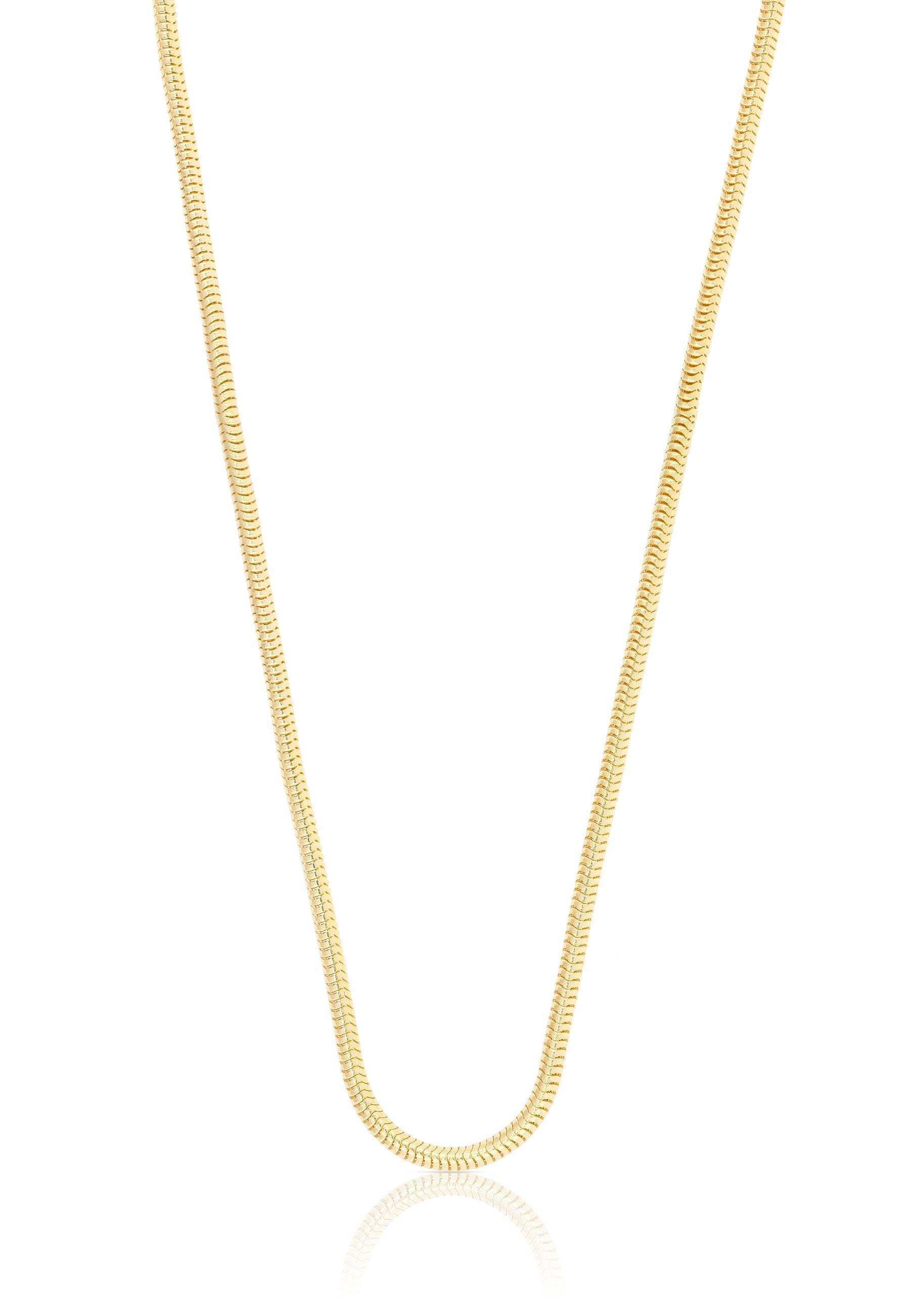 Image of Collier Schlange Gelbgold 750, 1.6mm, 38cm Damen Gelbgold 38cm