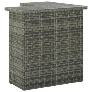 VidaXL Stehtisch poly-rattan  