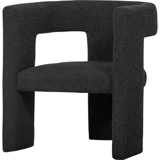 mutoni Fauteuil Tiwa Bouclé gris foncé  