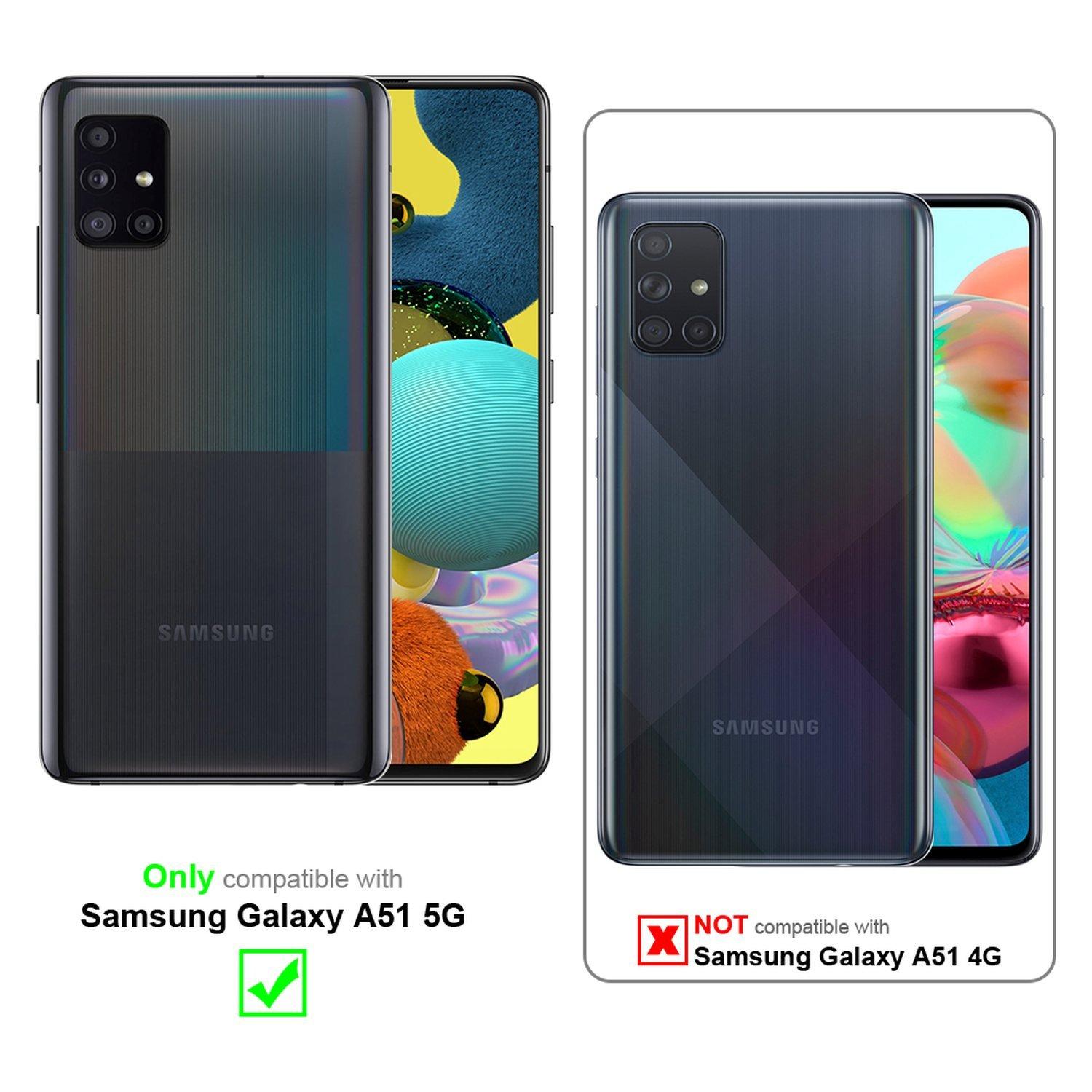 Cadorabo  Housse compatible avec Samsung Galaxy A51 5G - Coque de protection au design flip avec fermeture magnétique 