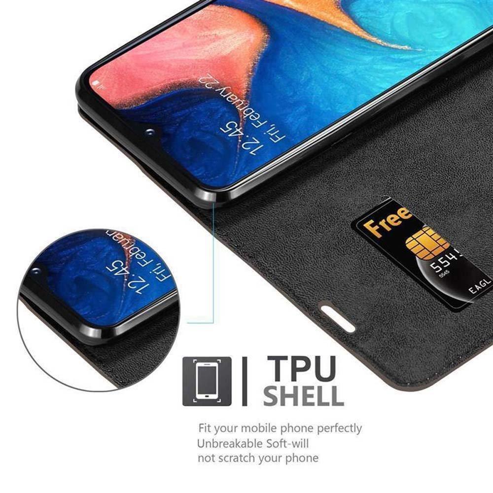 Cadorabo  Housse compatible avec Samsung Galaxy A10e / A20e - Coque de protection avec fermeture magnétique, fonction de support et compartiment pour carte 