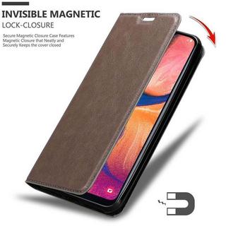 Cadorabo  Housse compatible avec Samsung Galaxy A10e / A20e - Coque de protection avec fermeture magnétique, fonction de support et compartiment pour carte 