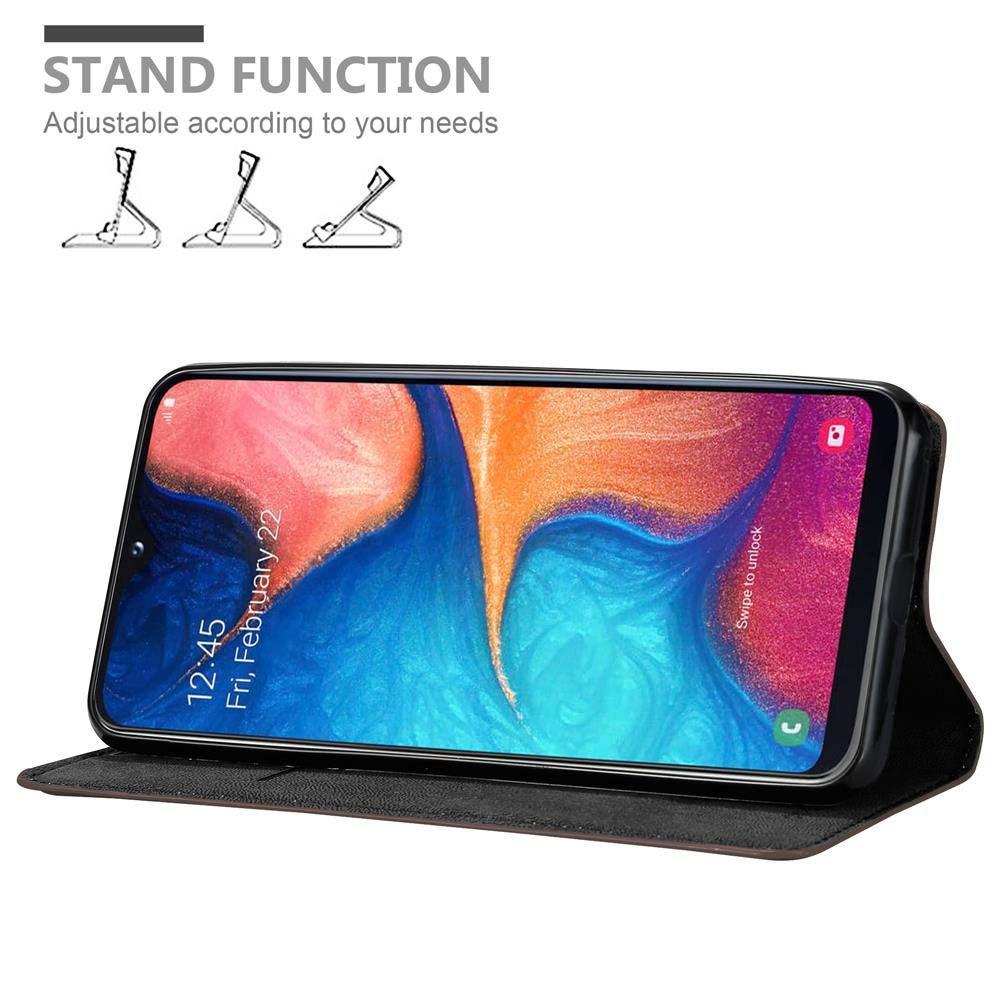 Cadorabo  Housse compatible avec Samsung Galaxy A10e / A20e - Coque de protection avec fermeture magnétique, fonction de support et compartiment pour carte 