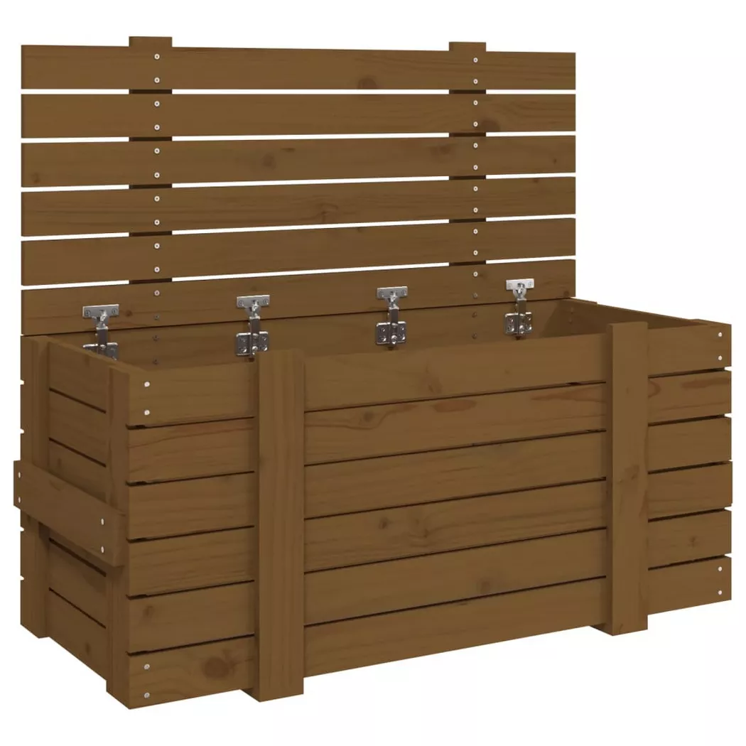 VidaXL - Boîte de rangement bois, One Size, Marron