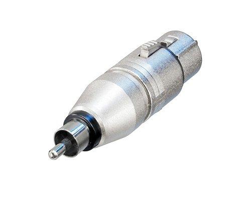 Neutrik  Neutrik NA2FPMM changeur de genre de câble RCA XLR Argent 