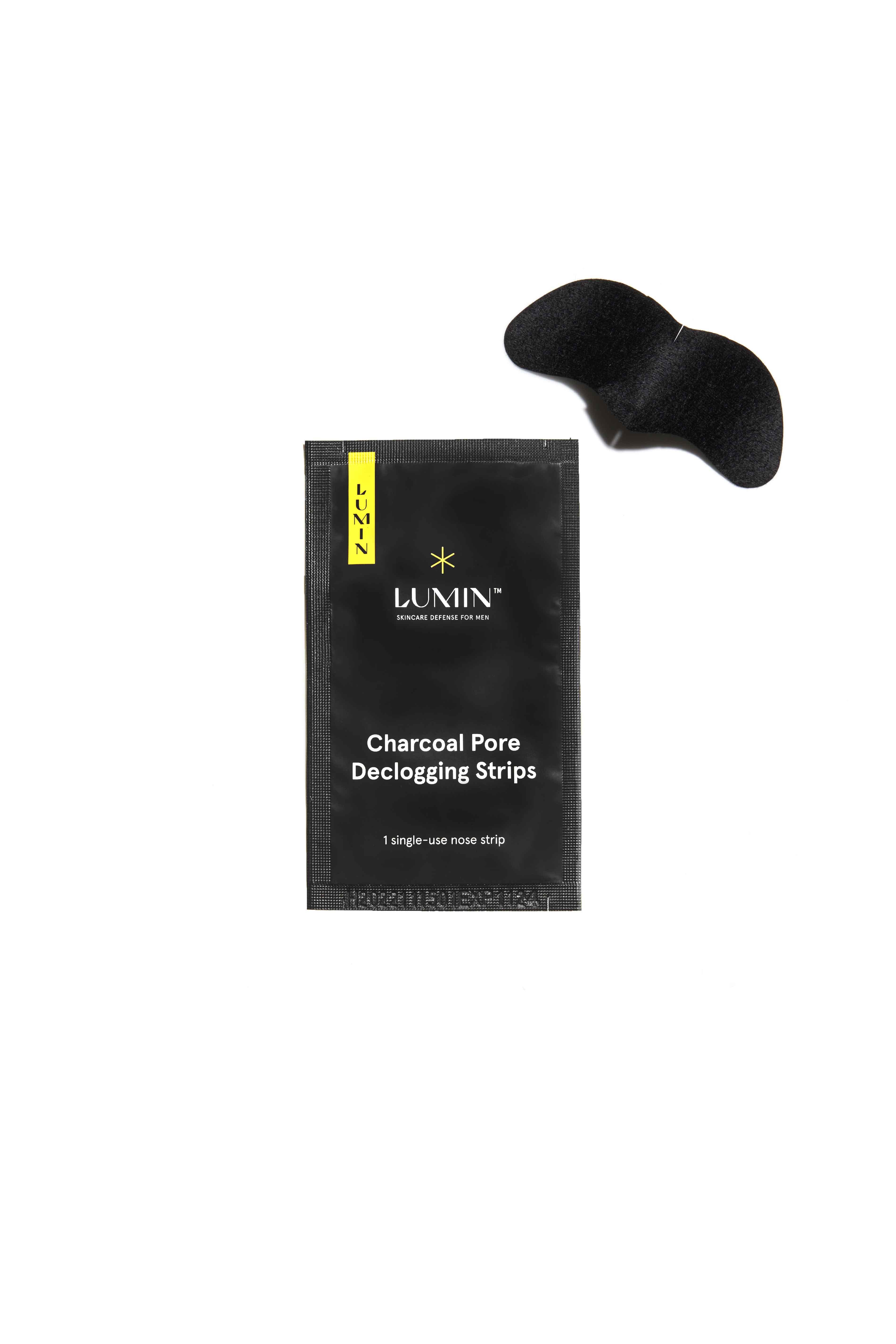 Lumin Skincare  Charcoal Pore Declogging Strips (Paquet de 15) 