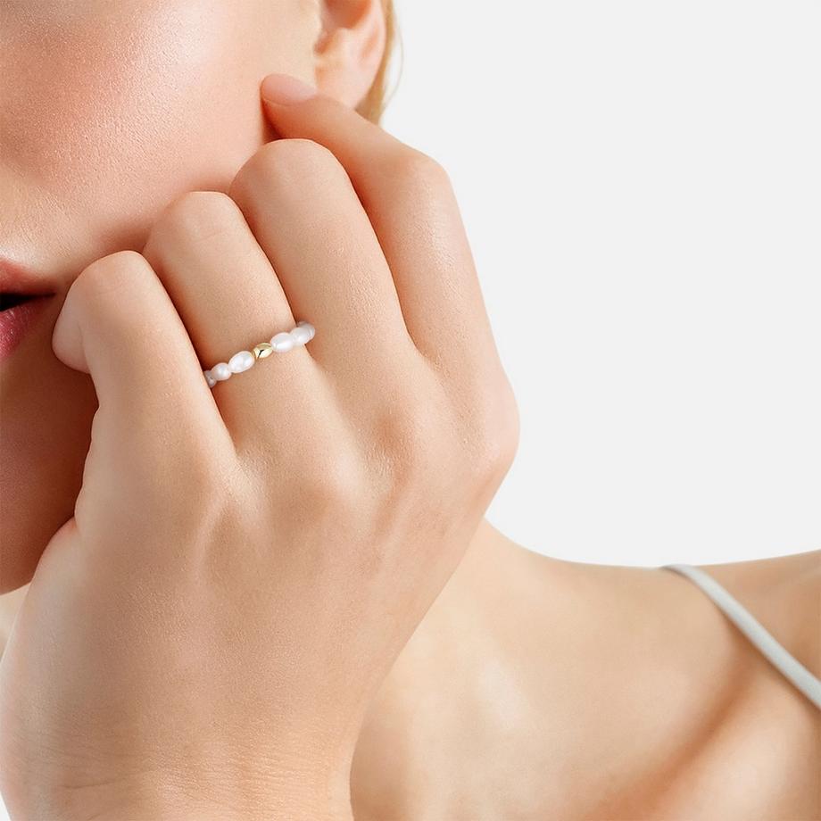 Glanzstücke München  Bague en perles 