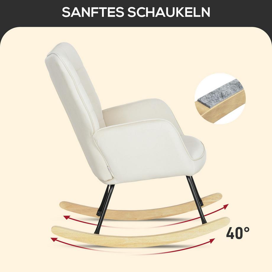 HOMCOM Schaukelstuhl  
