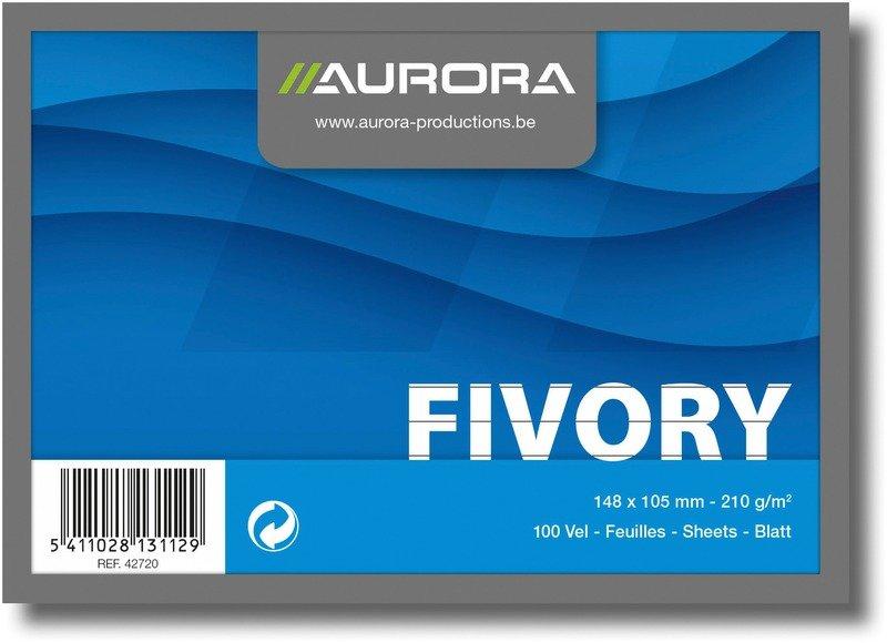 Aurora AURORA Karteikarten liniert A6 42720 weiss 100 Stück  