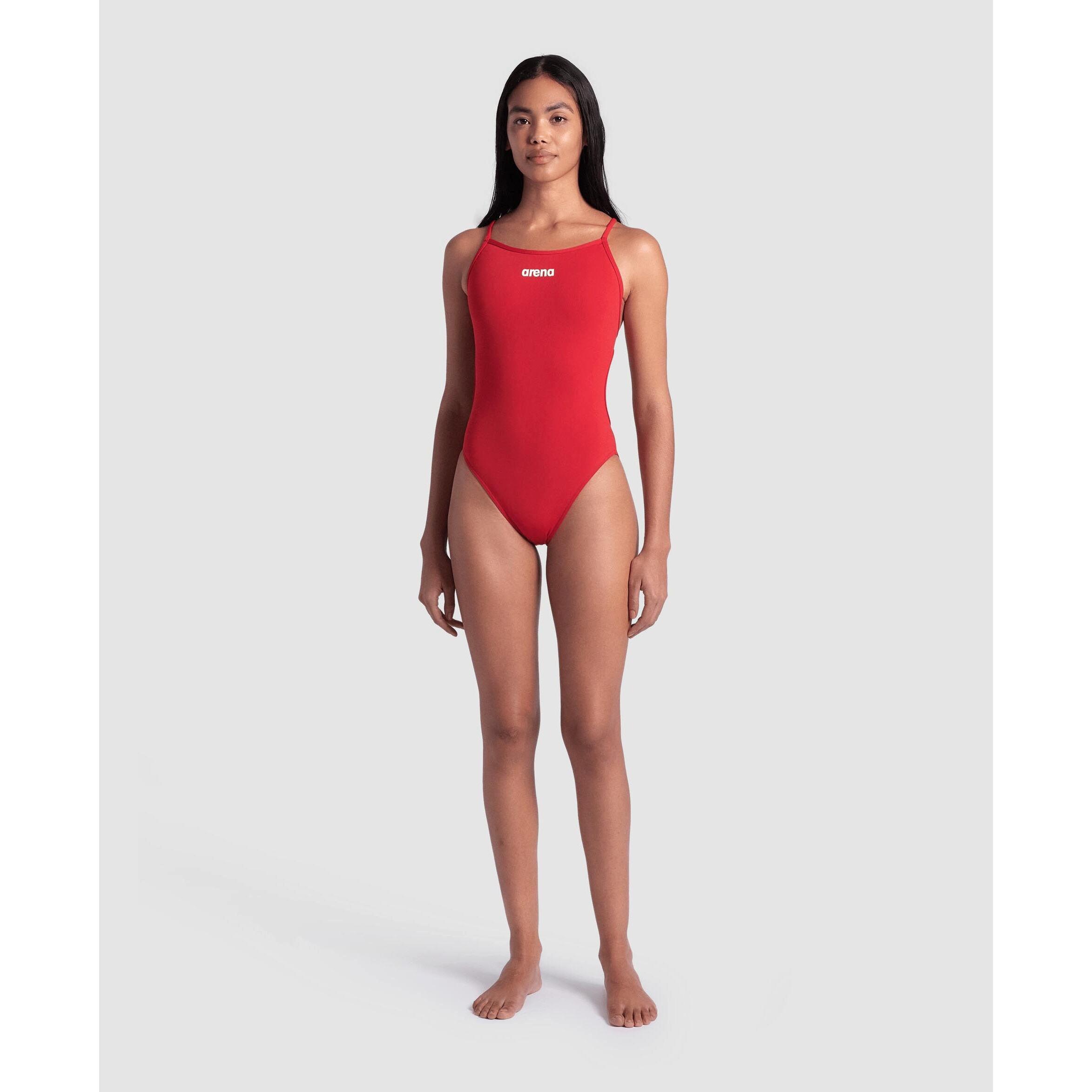 arena Lace Back Einteiler Badeanzug  