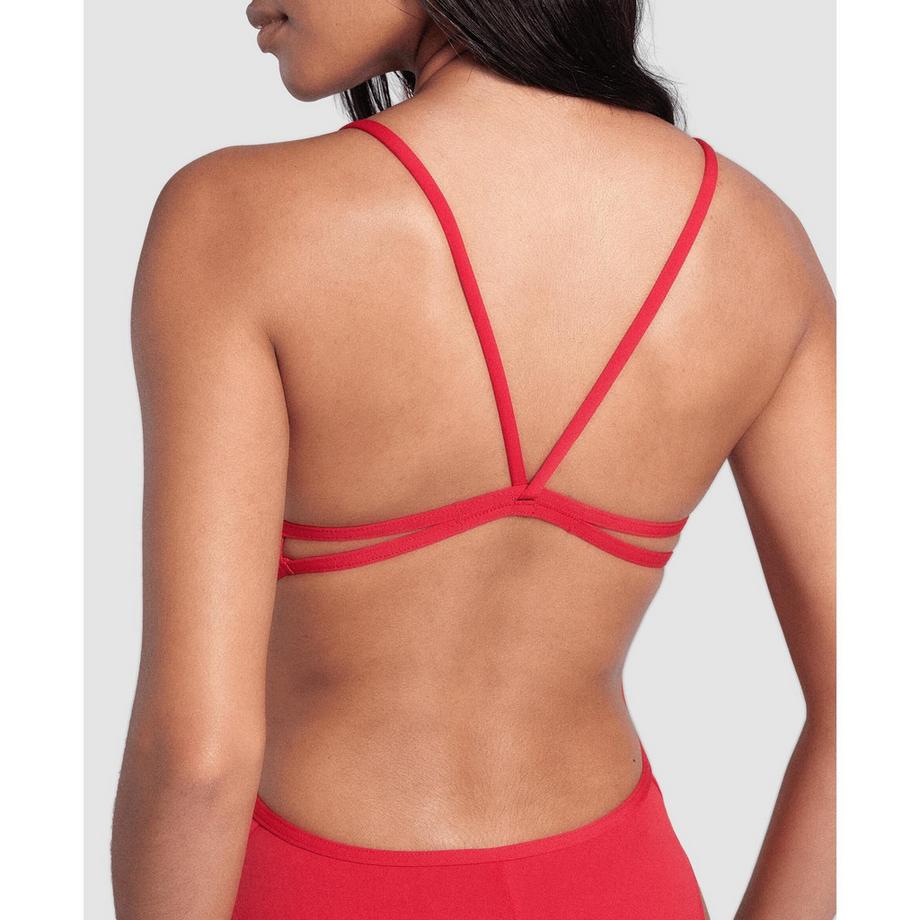 arena Lace Back Einteiler Badeanzug  