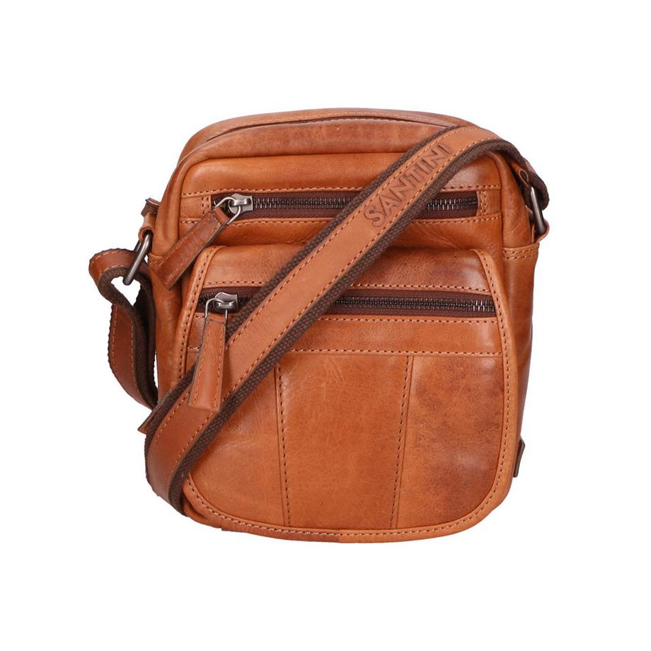 Santini Leder Verstellbare Umhängetasche  
