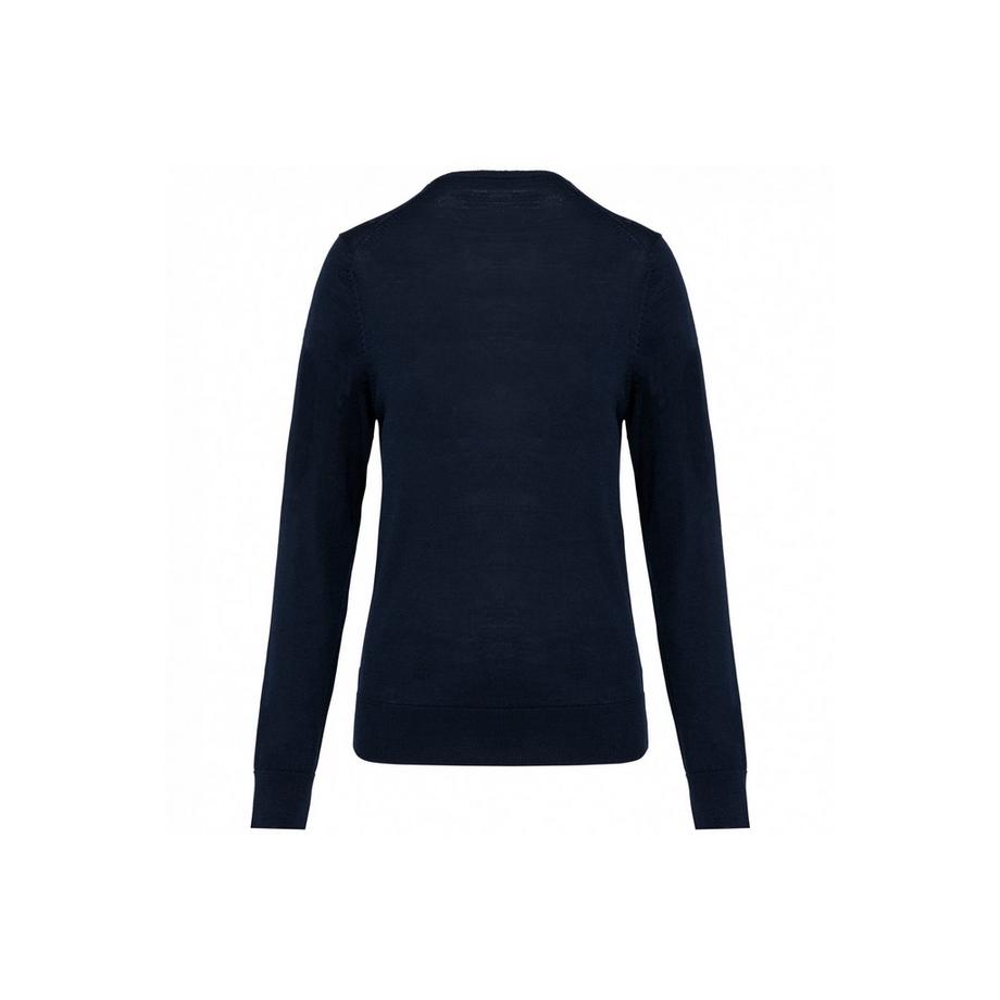Kariban Merino V-Ausschnitt Pullover  