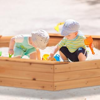 B2X  Achteckiger Sandkasten inkl. Fasertuch 