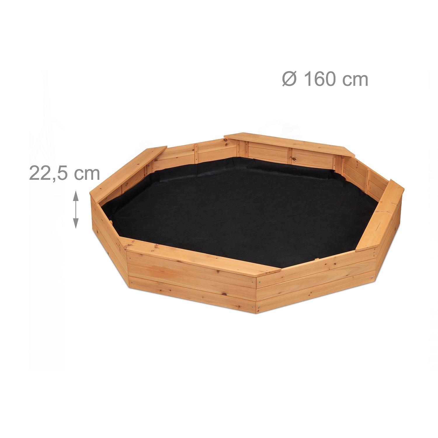 B2X  Achteckiger Sandkasten inkl. Fasertuch 