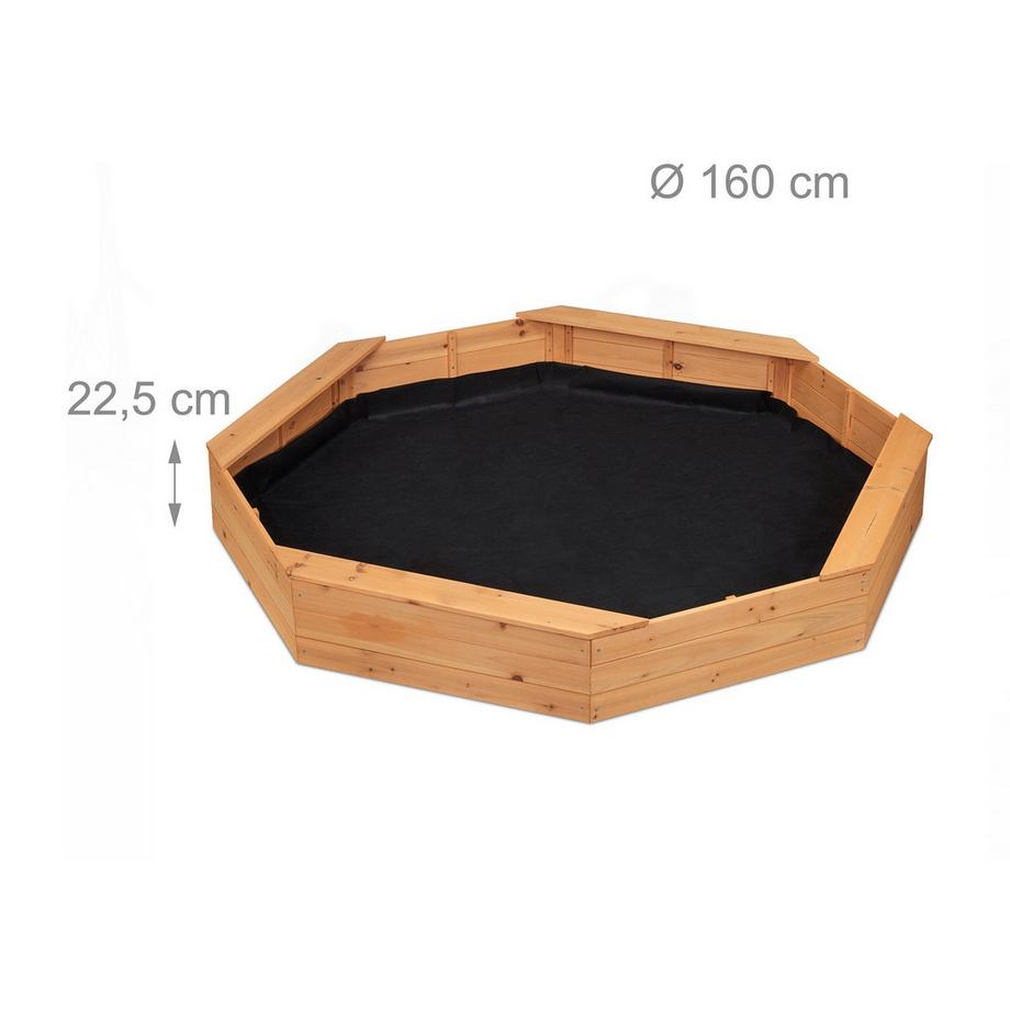 B2X  Sabbiera ottagonale con telo in fibra 