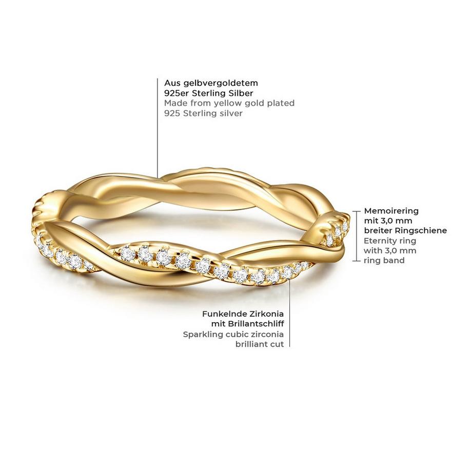 Rafaela Donata  Bague Argent Sterling Zirconium 