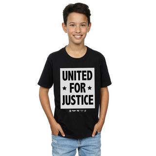 DC COMICS  Tshirt JUSTICE LEAGUE UNITED FOR JUSTICE 