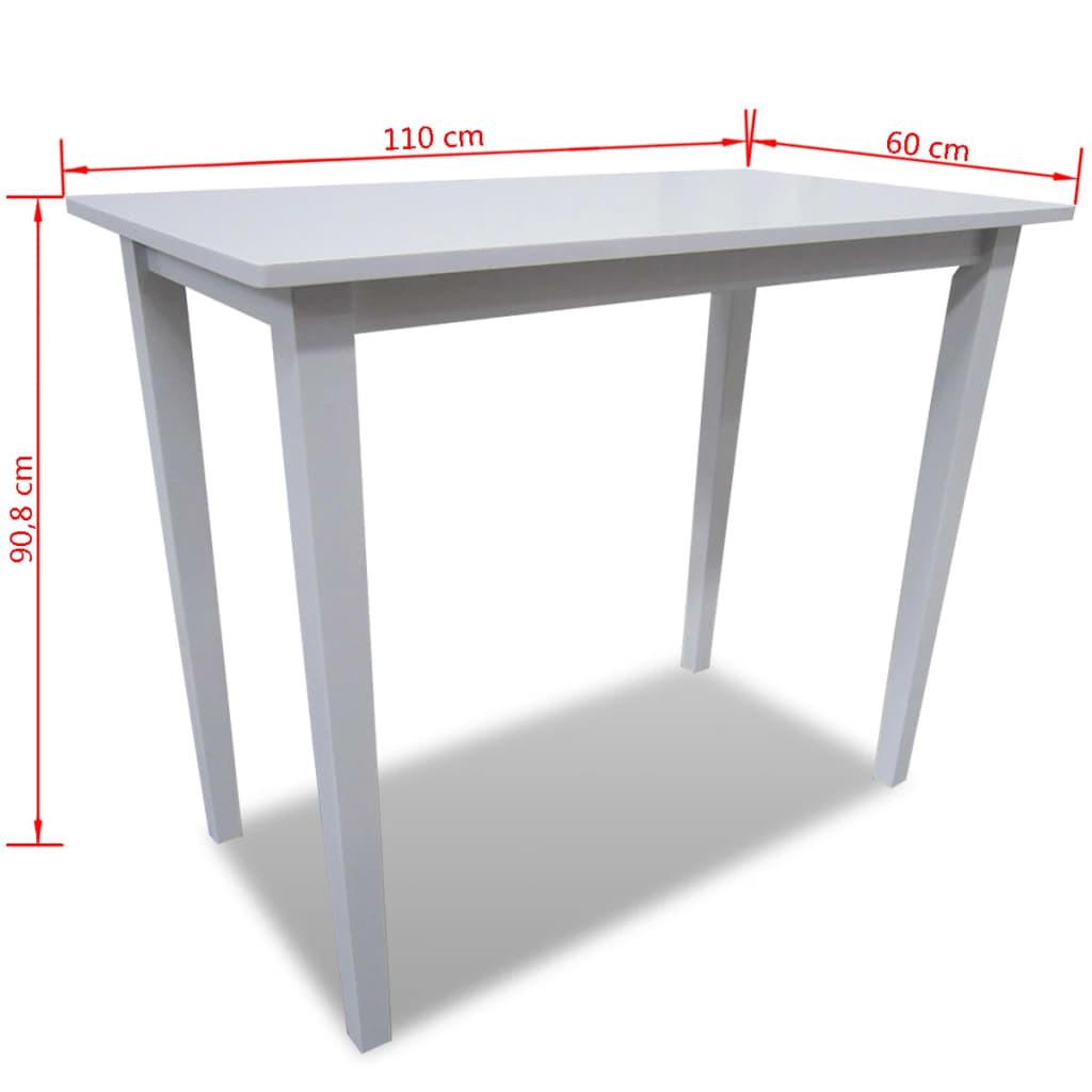 VidaXL Table de bar bois  