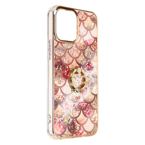 Avizar  Coque anneau iPhone 11 Pro Écaille Rose 