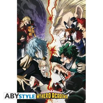 Poster - Rolled and shrink-wrapped - My Hero Academia - Heros VS. Villains