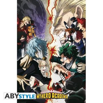 Poster - Gerollt und mit Folie versehen - My Hero Academia - Heros VS. Villains