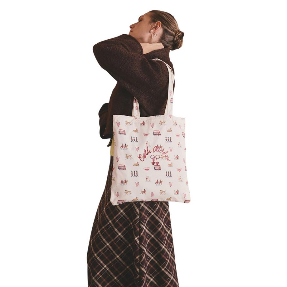 Cath Kidston Londoner Muster Segeltuch Tragetasche  