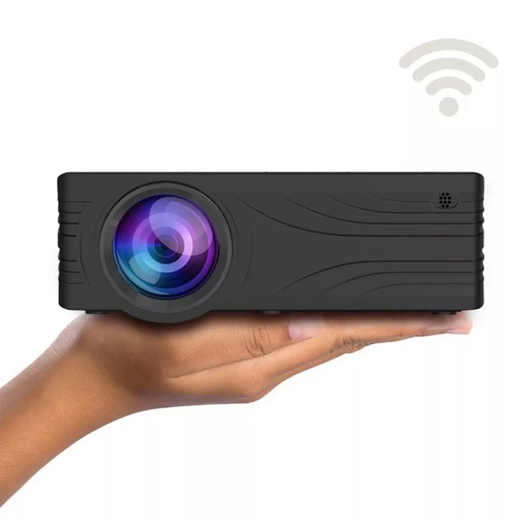 LA VAGUE - LV-HD240 Wi-Fi LED-Projektor, Schwarz