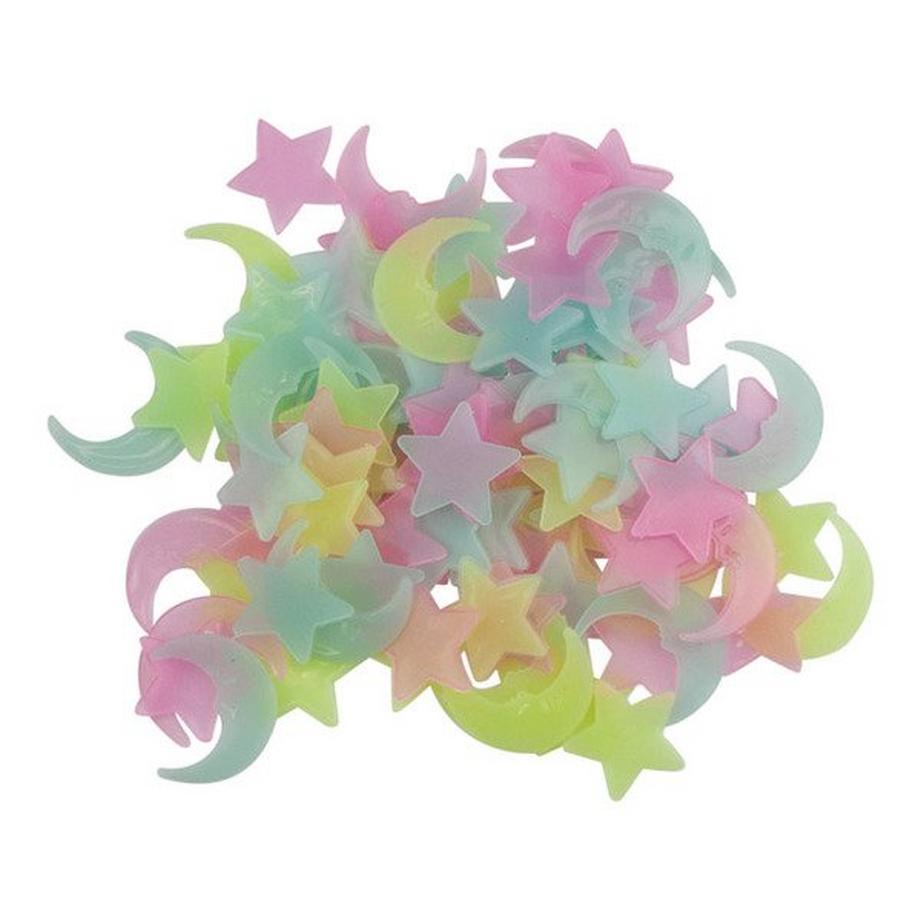 Gameloot  Decorazioni Glow in the Dark - Lune e Stelle 