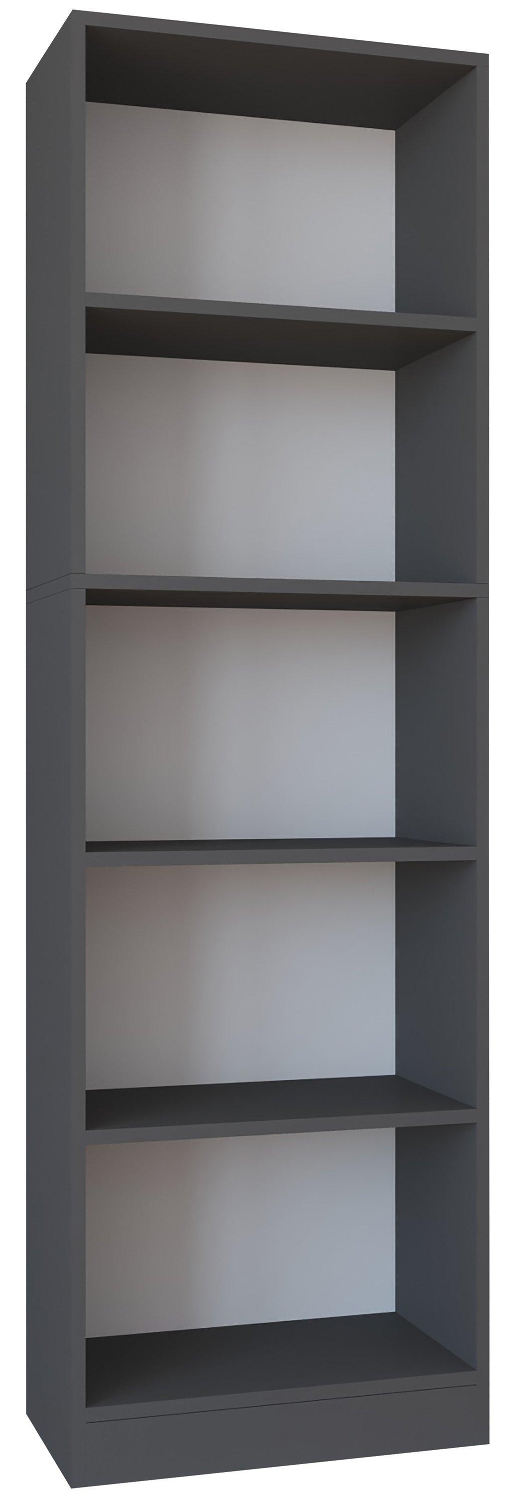 VCM Holz Aufbewahrung Stand Regal Bücherregal Deko Bücher Standregal Dilos XL 5-fach  