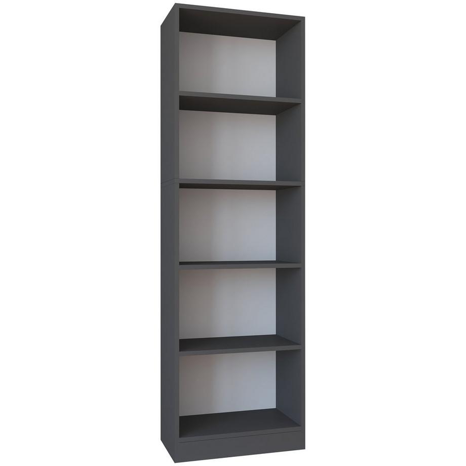 VCM Holz Aufbewahrung Stand Regal Bücherregal Deko Bücher Standregal Dilos XL 5-fach  