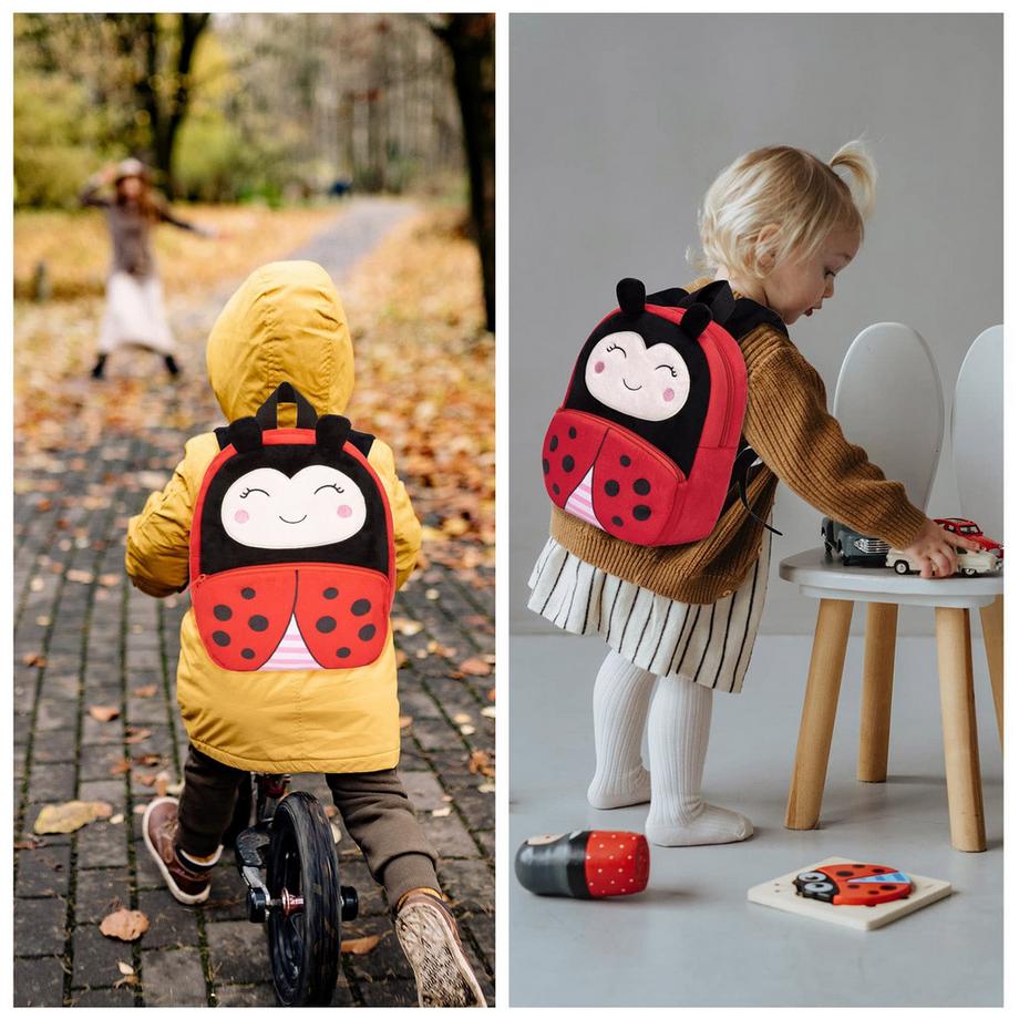 Only-bags.store  Sac à dos jardin d'enfants sac d'école en peluche animaux mignons 