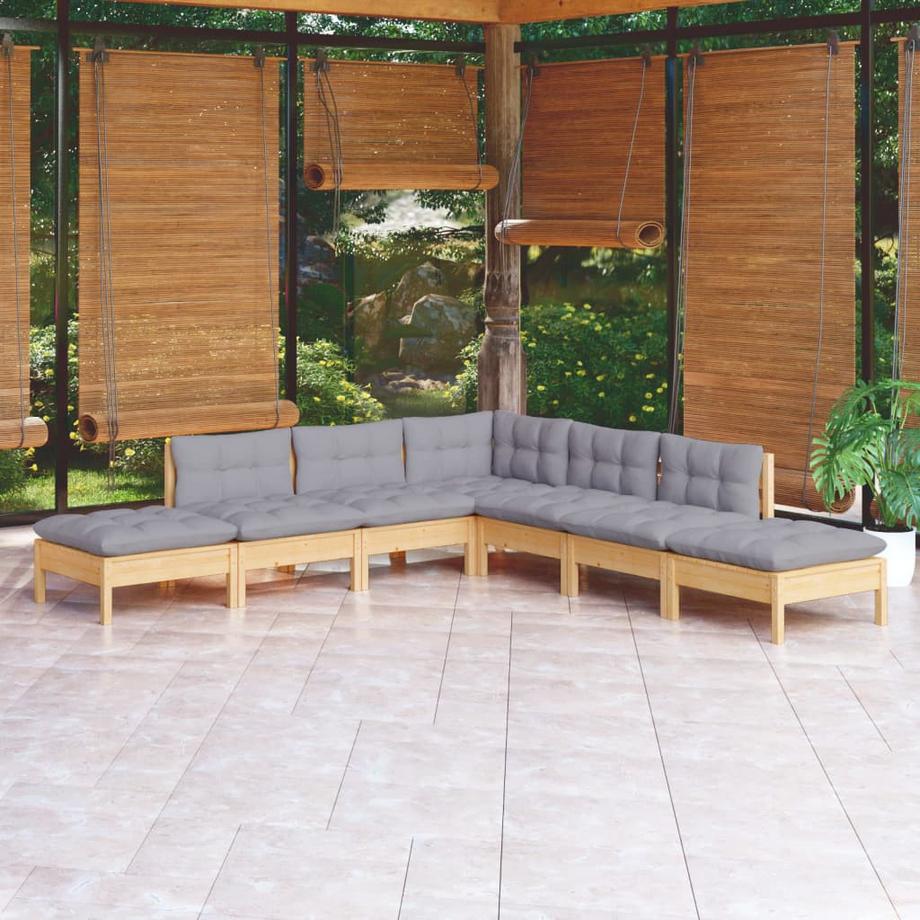 VidaXL Garten-lounge-set kiefernholz  