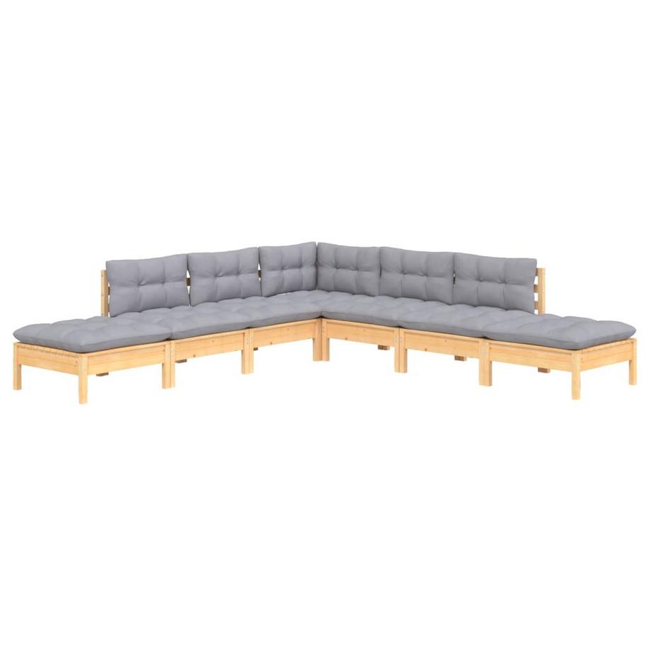 VidaXL Garten-lounge-set kiefernholz  