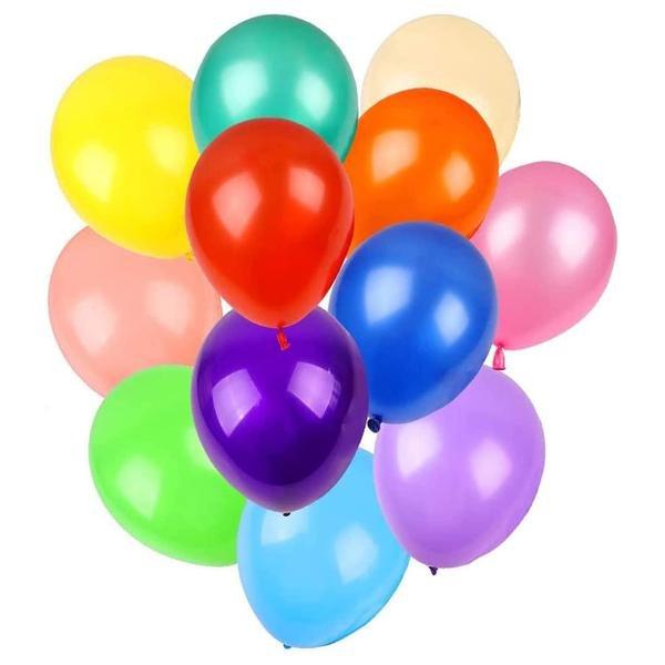 eStore  100 palloncini in diversi colori - luccicanti 