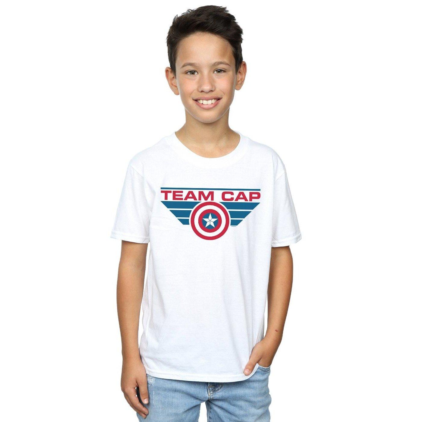 MARVEL  Tshirt CIVIL WAR TEAM CAP 