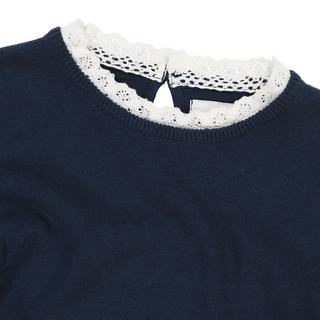 La Redoute Collections  Feinstrick-Pullover mit Lageneffekt am Ausschnitt 