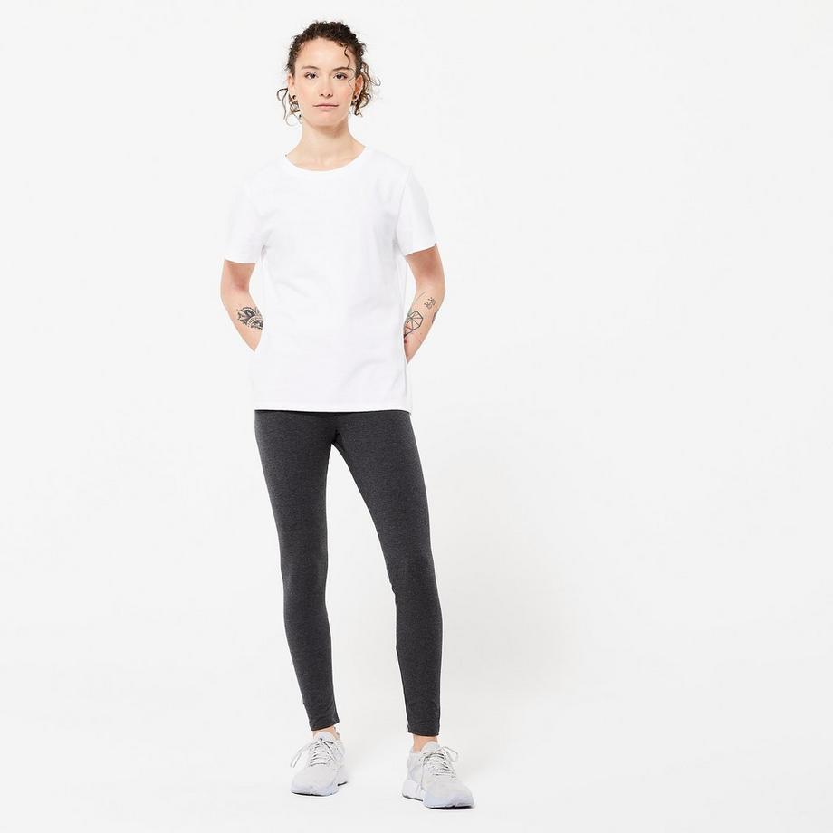 DOMYOS  T-shirt donna regular fit cotone 