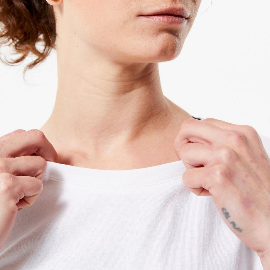 DOMYOS  T-shirt donna regular fit cotone 