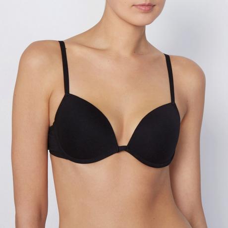 La Redoute Collections  Push-up-BH Cottone 