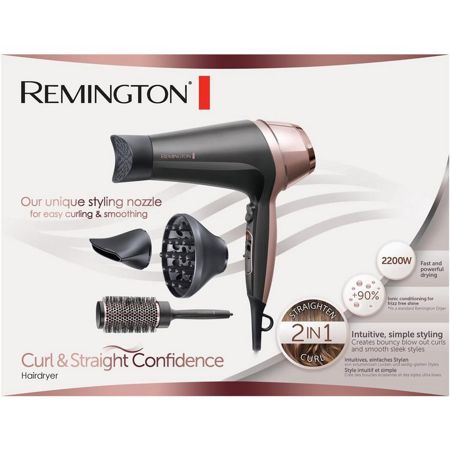 REMINGTON Haartrockner D5706 Curl&Straight Confidence  