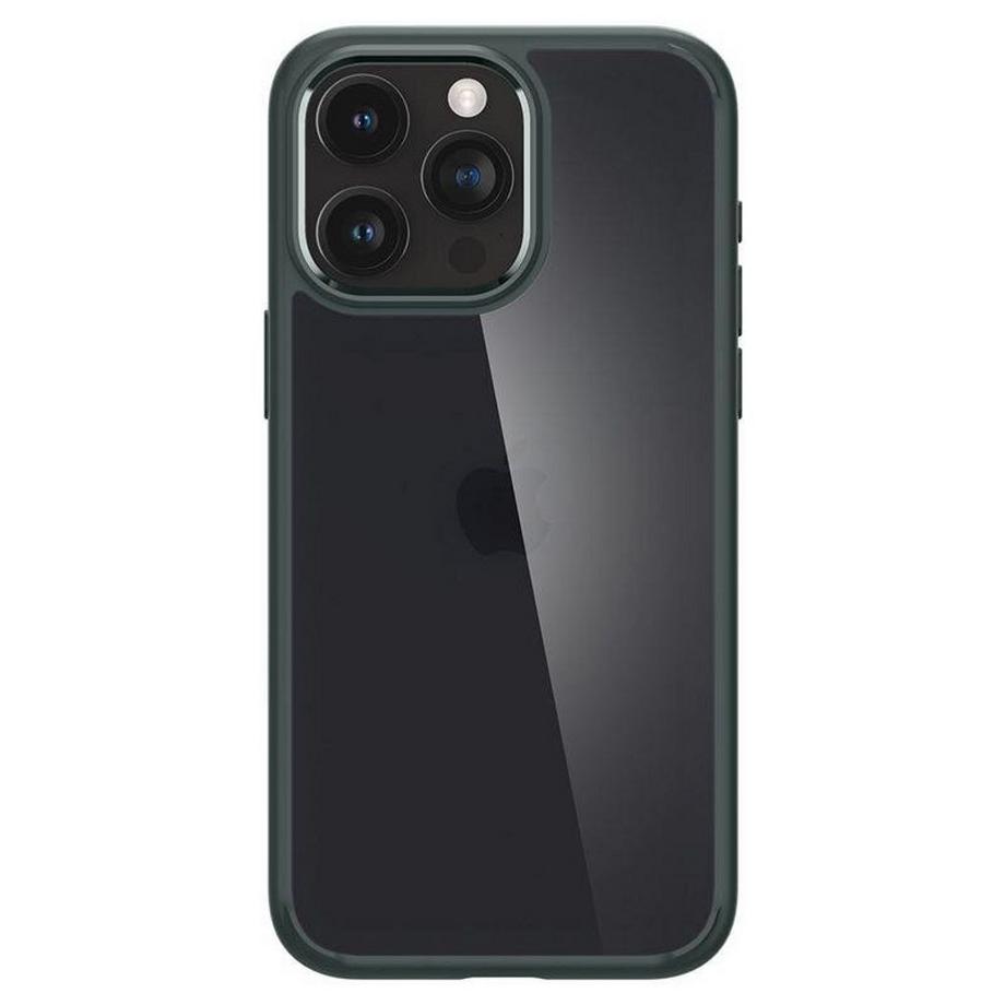 spigen  Coque Ultra Hybride Spigen iPhone 15 Pro Max – Vert Givre 