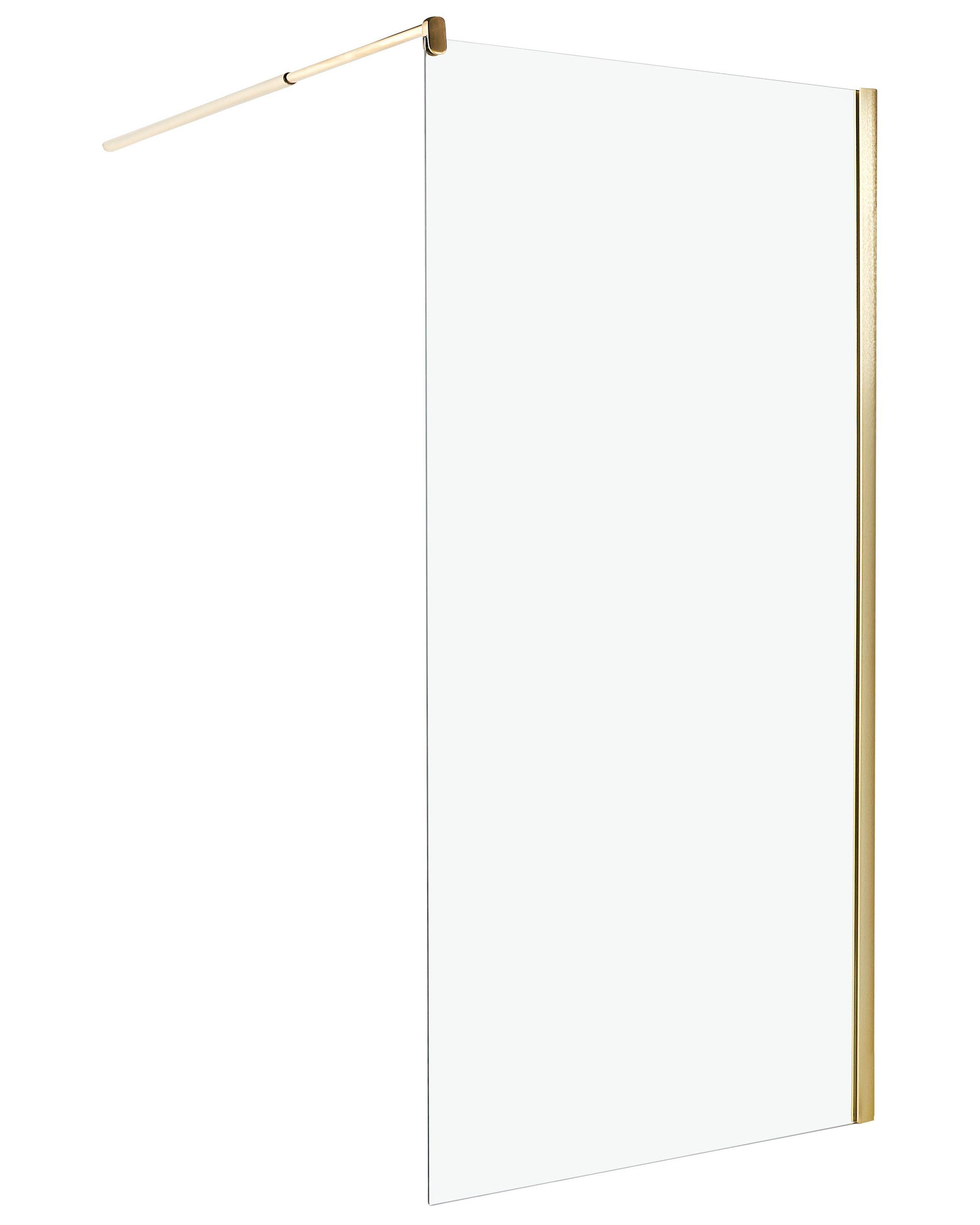 Beliani Duschwand aus Sicherheitsglas Klassisch AHAUS  