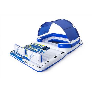 Bestway 43105 galleggiante da piscina e da spiaggia Blu, Bianco Fantasia Vinile Isola galleggiante